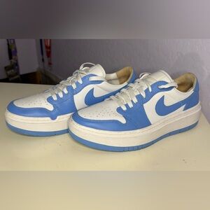 Air Jordan 1 Blue and White Elevate Shoes